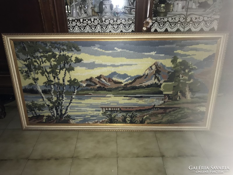 Huge size large tapestry landscape picture landscape in beautiful frame flawless