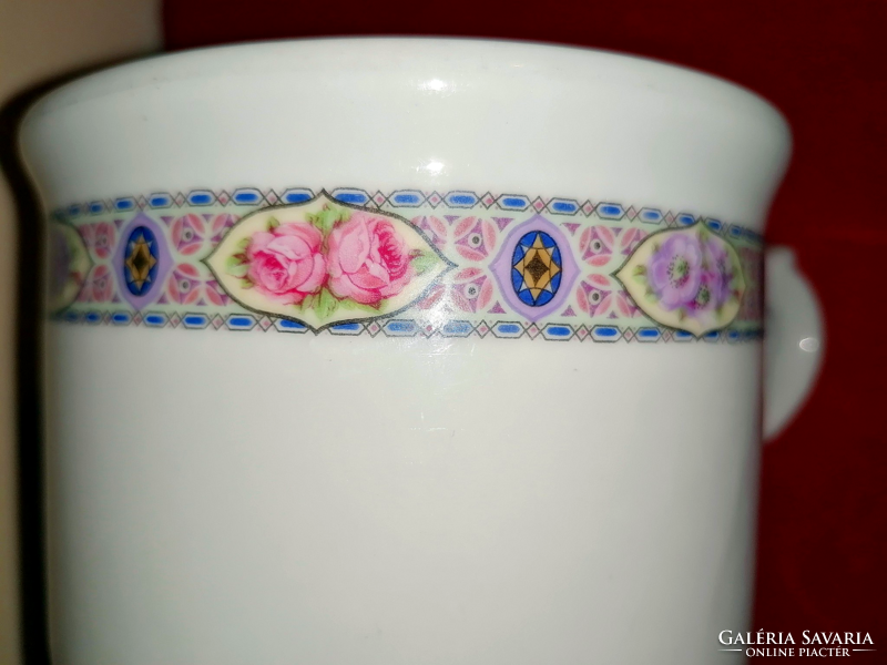 Vintage 6 dl! porcelán rózsás bögre