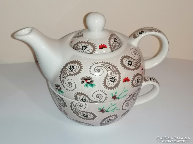 Gilde porcelain practical art deco pattern tea set