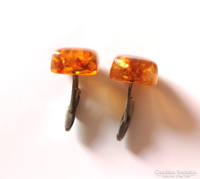 Old antique amber cufflinks