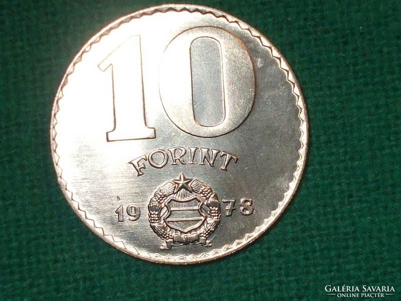 10 Forint 1978! Only 50005 pcs. ! It was not in circulation! It's bright!