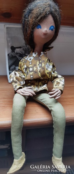 Old craft doll from the 60s