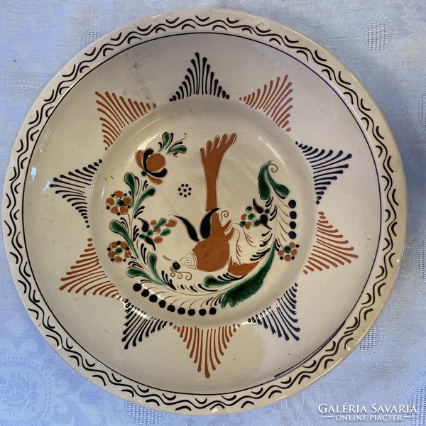 Flawless ceramic decorative plate