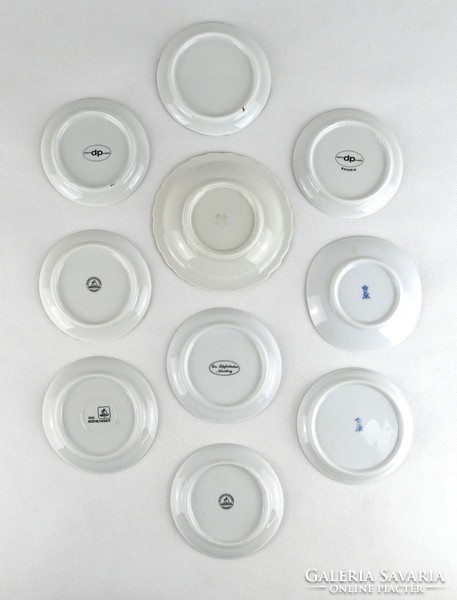 1H246 Régi vegyes porcelán tányér csomag 10 darab