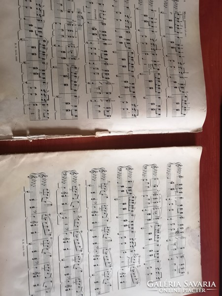 Chopin VALSES  Zongor  kotta 1950-es évekből