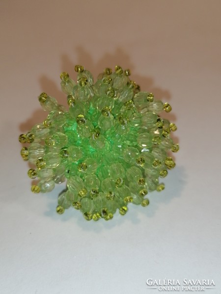 Zöld iparművész egyedi gyűrű (141)