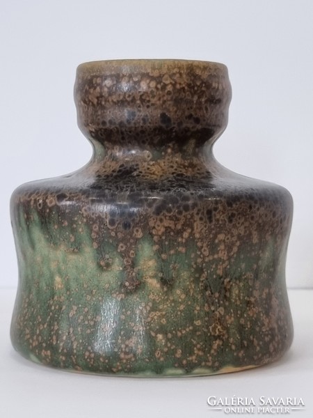Különleges kőkerámia stúdió váza-Mid-century studio vase