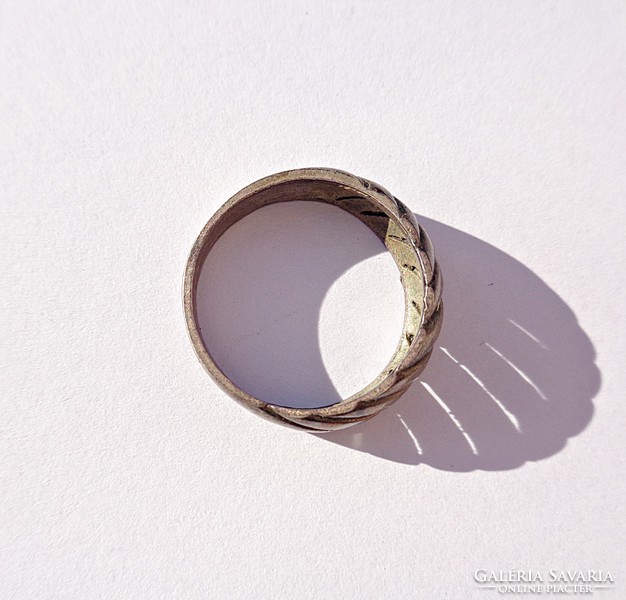 Áttört mintás 900-as ezüst gyűrű