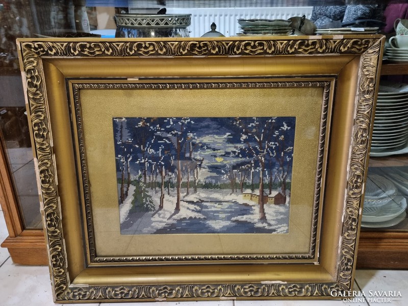 Tapestry picture frame