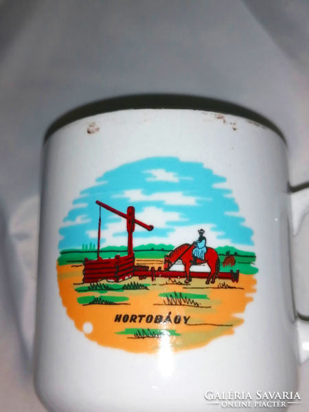 Zsolnay rare mug from Hortobágy