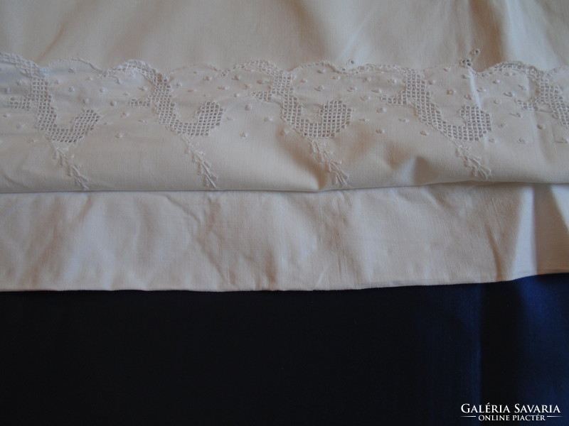 2 pcs. Antique. Toledo csm monogrammed pillowcases.