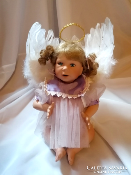 Porcelain angel artist doll. Rare! Collectible piece!