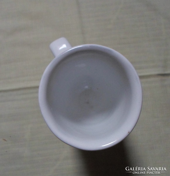 Városlődi majolika talpas pohár (kézműves kerámia)