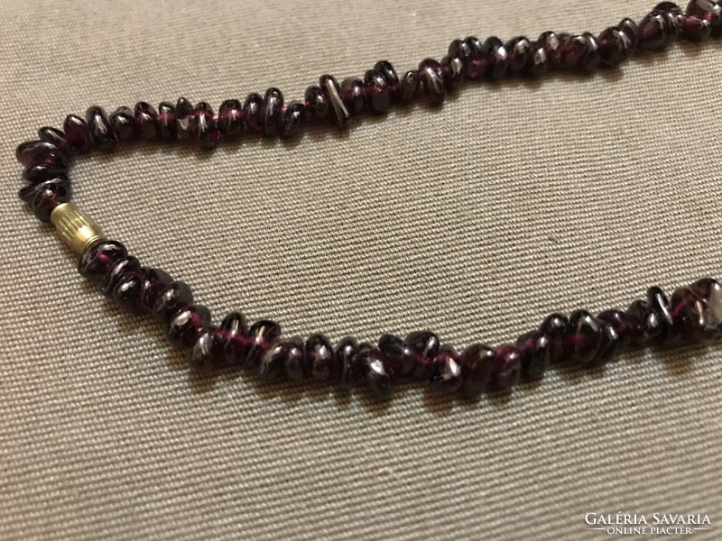 Garnet necklace