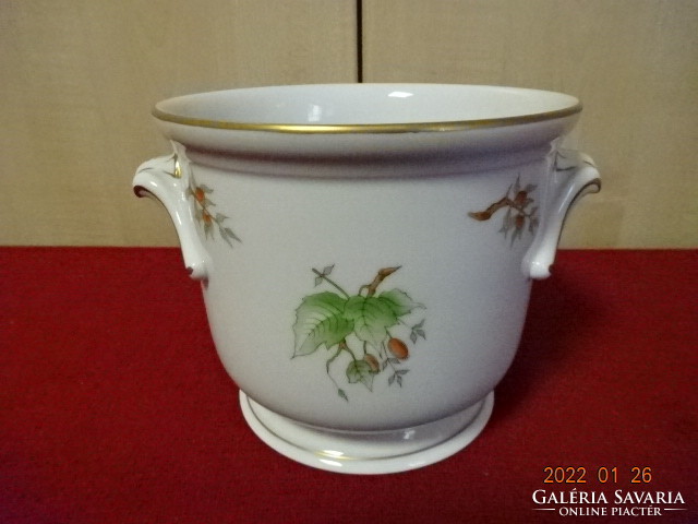 Herend porcelain pot with rosehip pattern. He has! Jókai