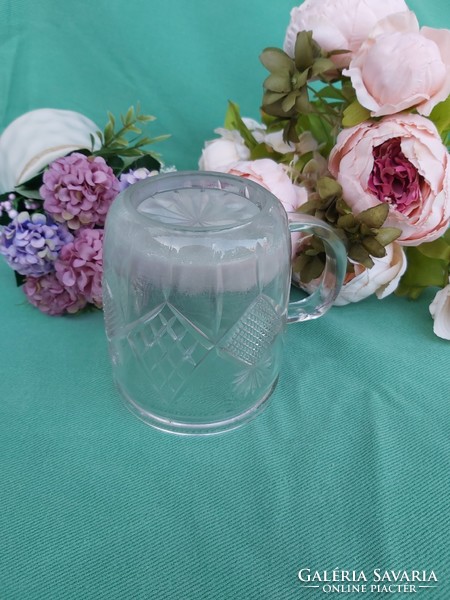 Retro üveg pohár korsó