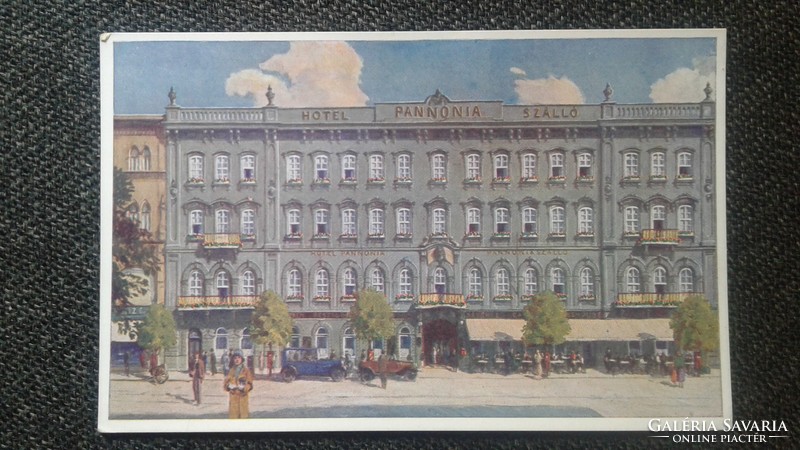 Budapest Hotel Pannonia képeslap