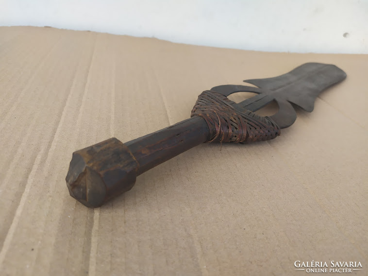 Antik afrikai maszáj vas fegyver kard kés 4814