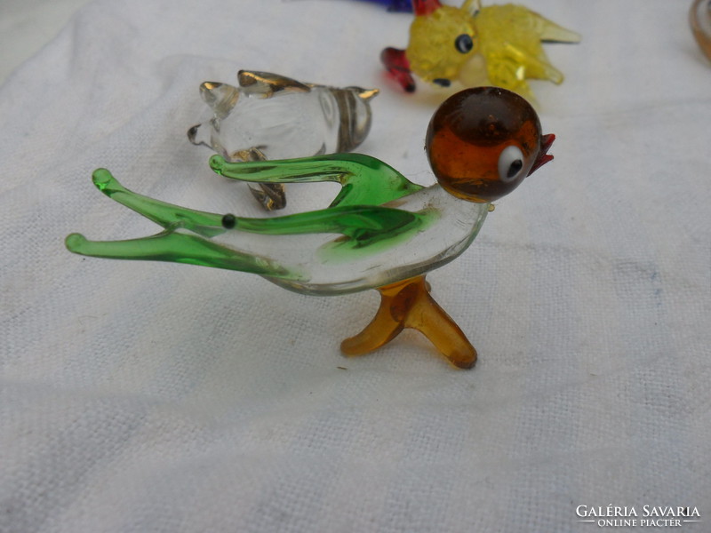 Murano glass animal figurine collection