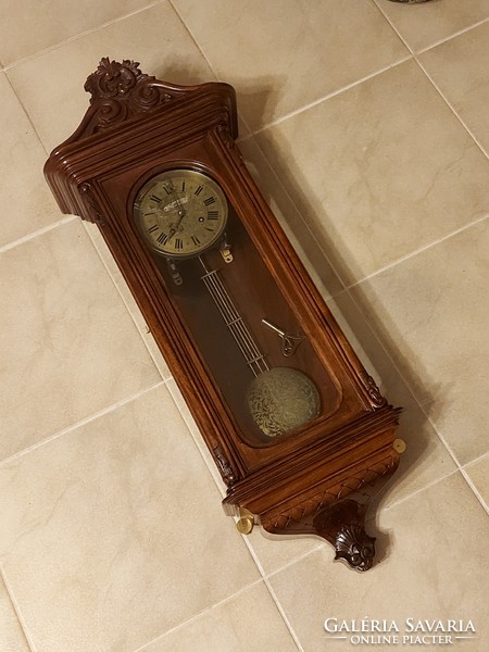 Antique wonderful Viennese baroque wall clock! 1880!