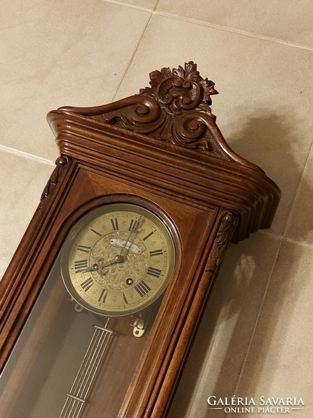 Antique wonderful Viennese baroque wall clock! 1880!