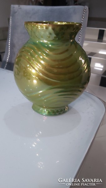 Zsolnay eosin modern vase