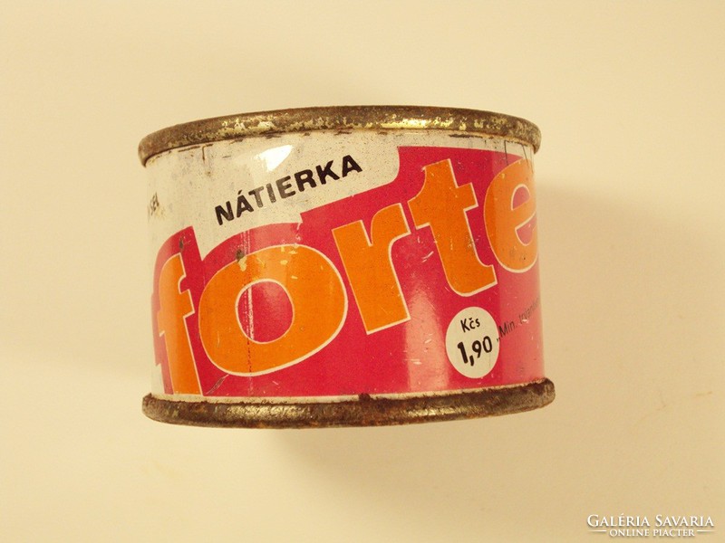 Retro tin can tin can - nátierka forte - Czechoslovak - 1989