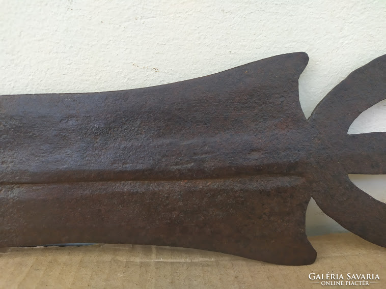 Antique african masai iron weapon sword knife 4814