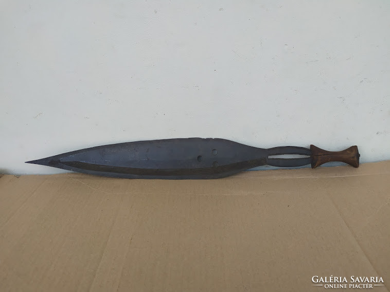 Antique african masai iron weapon sword knife 4818
