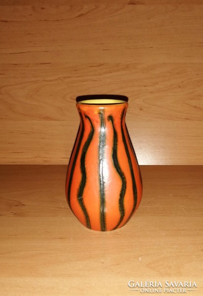 Tófej kerámia váza 10 cm magas (5/d)