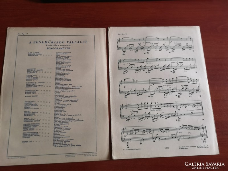 Gounod, Schubert - Ave Maria,antik kotta zongorára 1951, 1955