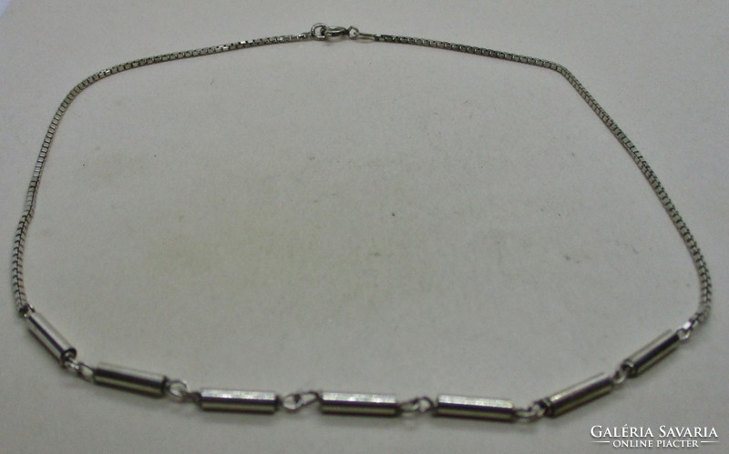 Beautiful old silver necklace