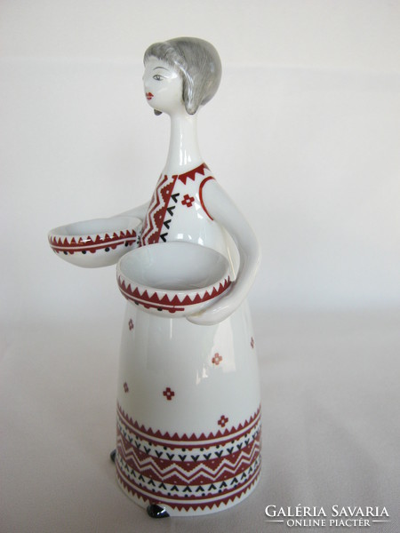 Raven house porcelain bowl girl