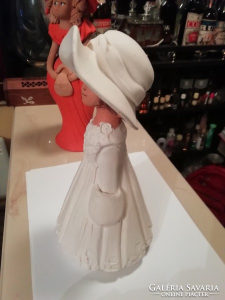 Marked ceramic lady in perfect condition