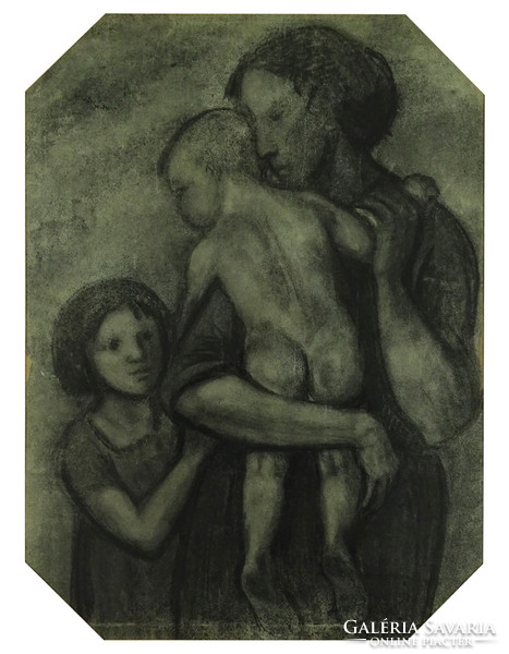 1H292 xx. Hungarian artist of the century: motherhood 82.5 X 63 cm