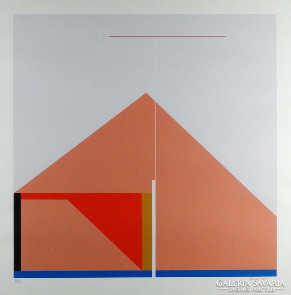 Tamás Konok (1930-2020): graphidion 1.67/75.1993. Extra size 57x57cm