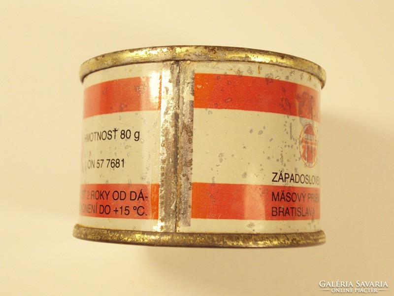 Retro tin can tin can - extra - Czechoslovak - 1980s