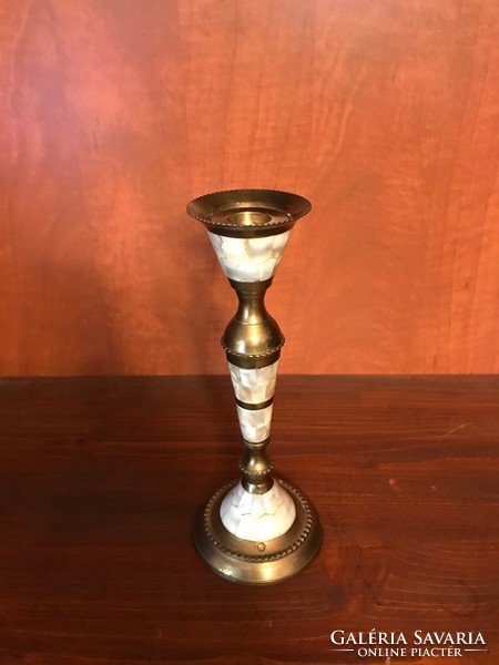 Bone copper copper candle holder