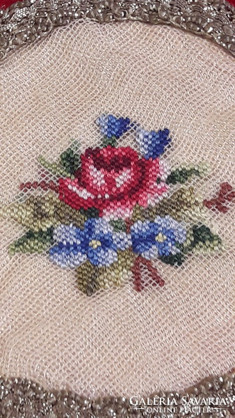 Tapestry applique old velvet tablecloth (m1912)