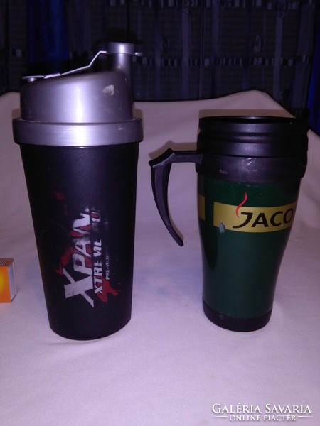 Shaker cup and jacobs lid glass - together