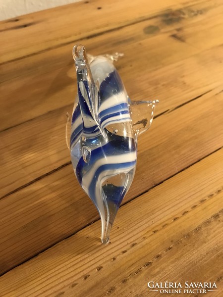 Glass dolphin Murano-style decorative dolphin