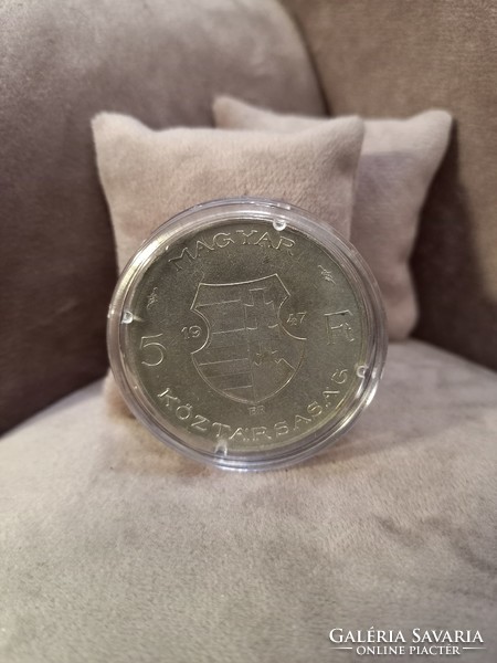 Ezüst 5 forint, 1947