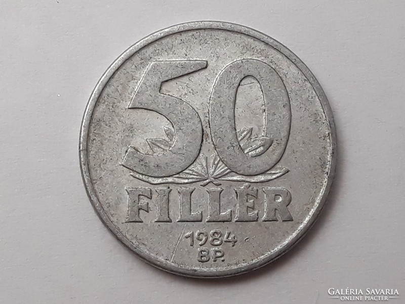 50 pence 1984 coin of Hungary - Hungarian alu 50 pence 1984 coin