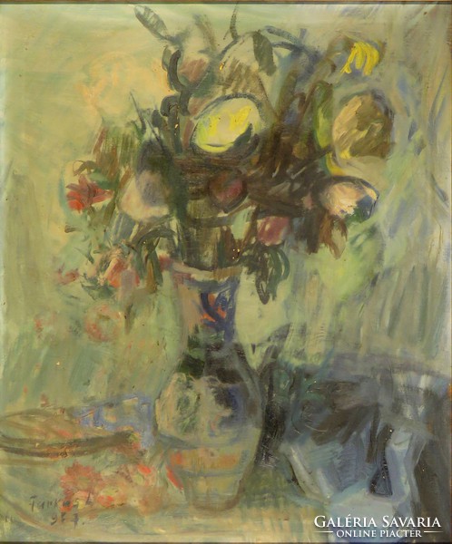Farkas Lajos : "Virágok" 1957