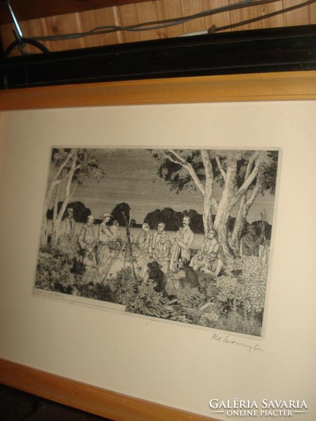 Rékassy Csaba: Este a Duna partján