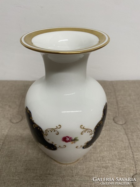 Fine china lichte porcelain cobalt vase