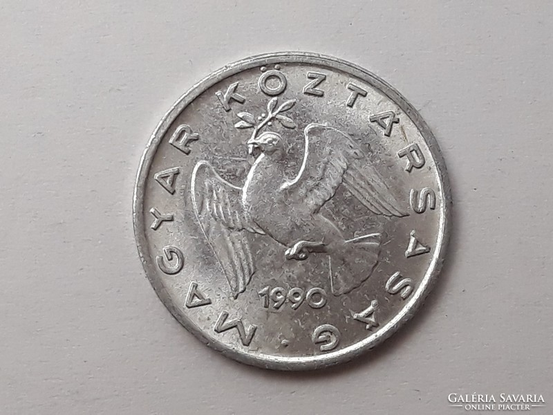 Hungarian 10 pence 1990 coin - Hungarian alu 10 pence 1990 coin