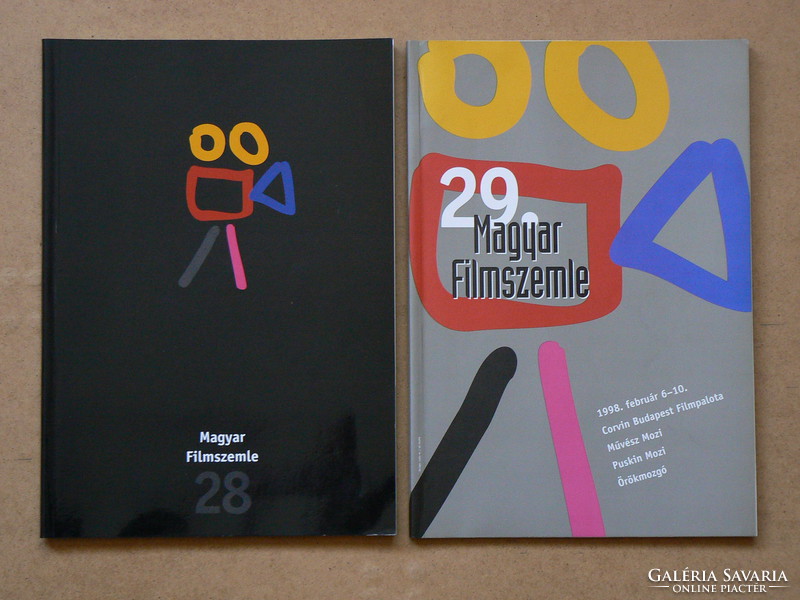 28. ÉS 29. MAGYAR FILMSZEMLE BUDAPEST, 1997.-1998. (2 EGYBEN) MAGYAR-ANGOL NYELVŰ KIADVÁNY, KÖNYV