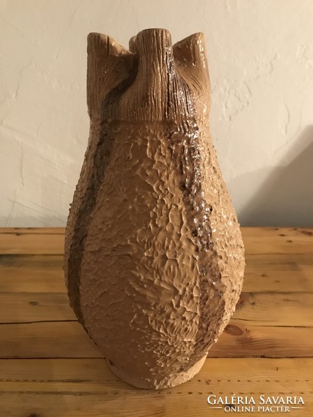 5 lyukú G.J Cegléd Dekorativ minimal váza T-67