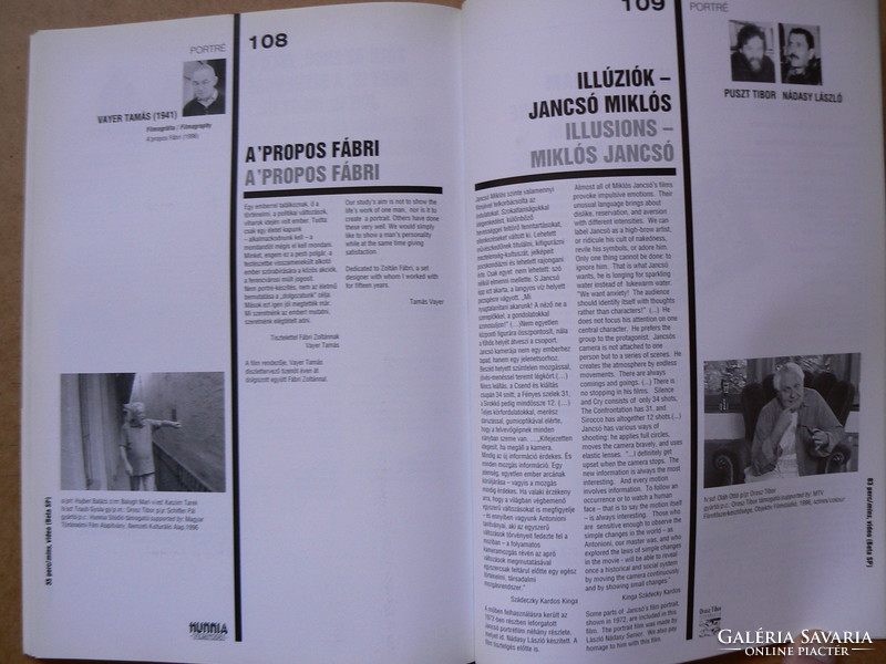 28th and 29th Hungarian Film Festival Budapest, 1997-1998. (2 in one) Hungarian-English language publication, book